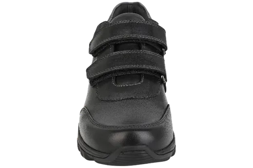 Benelaccio Boys' Leather Moc Toe Velcro Casual Shoes - view 4